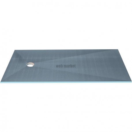 Receveur Fundo Primo rectangulaire,écoulement excentré 1800x 900x40 mm Réf. 07-37-35/180
