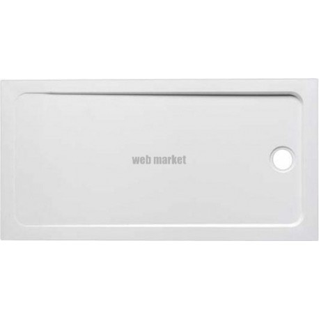 Receveur FLIGHT rectangulaire extra-plat 150 x 76 x 4 cm, blanc Réf. E62454-00