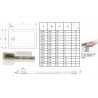 Receveur FLIGHT rectangulaire extra-plat 150 x 76 x 4 cm, blanc Réf. E62454-00