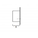 Mm 100 - manchette courte metallique diametre 100