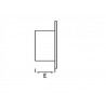 Mm 100 - manchette courte metallique diametre 100