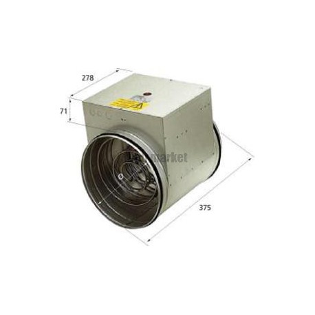Bta 315 t9 - Batterie électrique autorégulée d.315 tri 9kw - circulaire