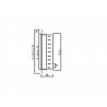 Gcf 800x225 - grille acier pour cond.cyl.800x225