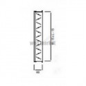 Rfa 800x150 - registre regl.pour grille 800x150