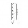 Rfa 800x150 - registre regl.pour grille 800x150