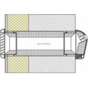 Scd circ - kit silencieux pour entrées d'air circulaires diamètre 125