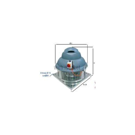 Stelair 500 T4 - Tourelle 400°C/2h - Triphasé - 1,1kW