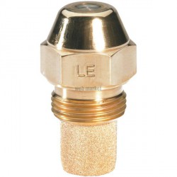 Gicleur LE type S 0,75 US/gal 60° Pulvérisation cone plein, livré complet avec sa vanne d arrêt intégrée et son filtre réf. 0