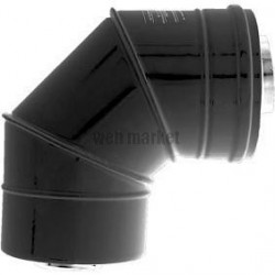 Coude concentrique BIOTEN 87 inox/galva D 80 / 125 réf. 470980