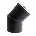 Coude concentrique BIOTEN 45 inox/galva D 80 / 125 réf. 470580
