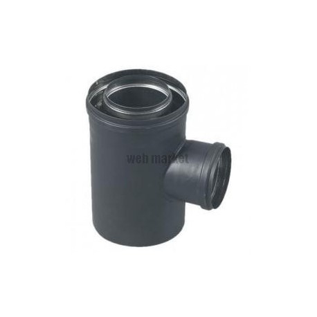 Conduit prise d air BIOTEN inox/inox D 80 / 125 réf. 471680