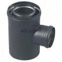 Conduit prise d air BIOTEN inox/inox D 80 / 125 réf. 471680
