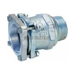 Raccord à compression bride union AF mâle 66X76 pour tube acier réf 012200007