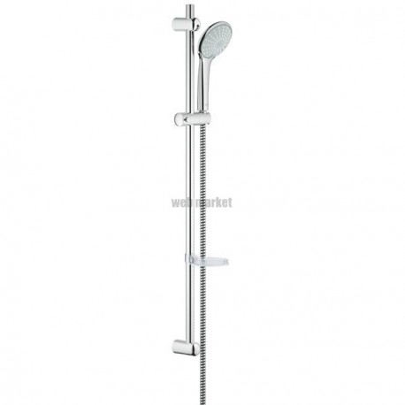 Ensemble de douche 2 jets avec barre Euphoria 110 Duo Chromé 27225001