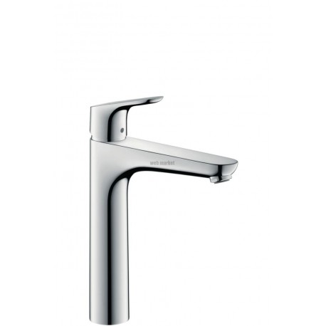 Mitigeur de lavabo cartouche à deux vitesses FOCUS 190 Chromé réf. 31658000