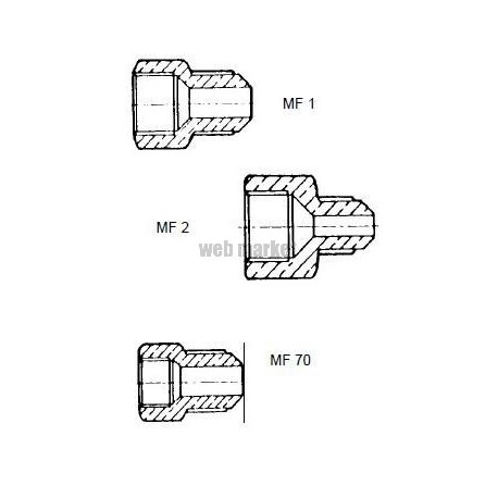 RACCORDEMENT MF 3/8FL-3/8FL MF006