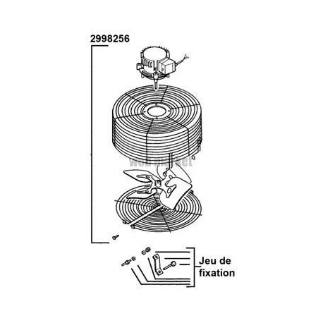 FIX VENTILATEUR DL/LHA/NHM 2987536