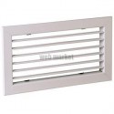 ALDES Grille double déflexion de soufflage en alu AC 102D fixation par clips 400x150