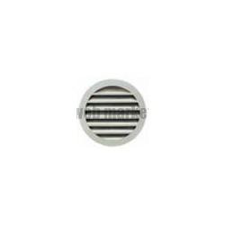 ALDES Grille extérieure murale circulaire en alu pour air neuf / vicié AR 637 D200