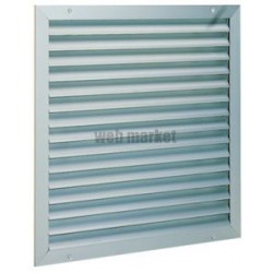 ALDES Grille extérieure murale en alu anodisé pour air neuf / vicié AWA 251 300x300mm