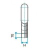 ALDES Coude horizontal oblong galvanisé 90° CHO - L 490mm x H 130mm