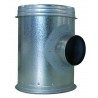 ALDES Caisson piquage terrasse galvanisé aéraulique/acoustique - Diamètre 125/250 mm