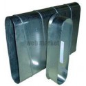 ALDES Piquage droit oblong sur plat galvanisé PDOP - L 325mm x H 130mm