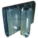 ALDES Piquage droit oblong sur plat galvanisé PDOP - L 545mm x H 165mm