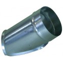 ALDES Piquage oblique circulaire galvanisé - Diamètre 100/100