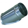 ALDES Piquage oblique circulaire galvanisé - Diamètre 315/315