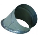 ALDES Piquage oblique circulaire sur plat - Diamètre 450