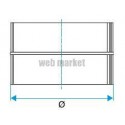 ALDES Raccord mâle RM aluminium - Diamètre 250 mm