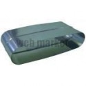 ALDES Raccord mâle oblong galvanisé RMO - L 425mm x H 130mm