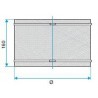 ALDES Raccord souple - Diamètre 400