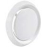 ALDES Bouche à noyau réglable de soufflage et reprise plastique blanc SR 149 D125