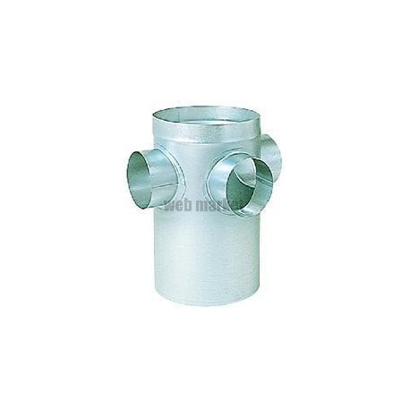 ALDES Collecteur raccord dSupétage galvanisé CRE standard - Diamètre 125 1-3/125