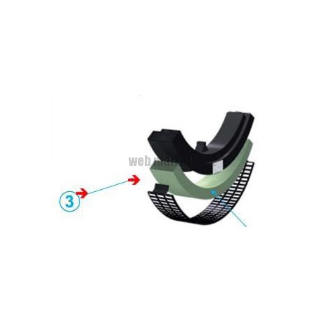 ALDES Cassette + filtre pour bouche autoréglable gaz BAZ