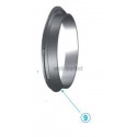 ALDES FACE AVANT-ALU BAZ D125 ALFLEX 0.3