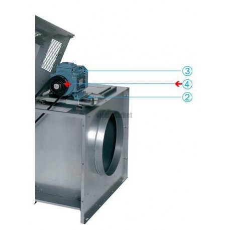 ALDES POULIE VARIABLE 2PDV 180 AL48 (EMBALLÉ)