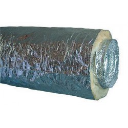 ALDES Conduit flexible souple L 10m algaine alu calorifugé M0-M1 diamètre 500mm