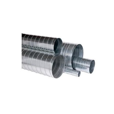 ALDES Elément dSupétage galva de 2,47 mètres et de diamètre 500 mm