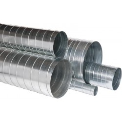 ALDES Barre standard galva de 3 mètres et de diamètre 800 mm
