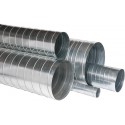 ALDES Barre standard galva de 3 mètres et de diamètre 400 mm