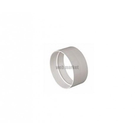 Raccord Minigaine blanc femelle pour conduit équivalent D125