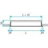 ALDES Diffuseur linéaire soufflage 3 fentes alu blanc avec registre ALD623 550mm