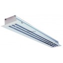 ALDES Diffuseur linéaire soufflage 4 fentes alu blanc avec registre ALD614 900mm