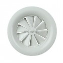 ALDES Diffuseur circulaire fixe à jet hélicoïdal pr plafond en acier blanc SR 861 D160