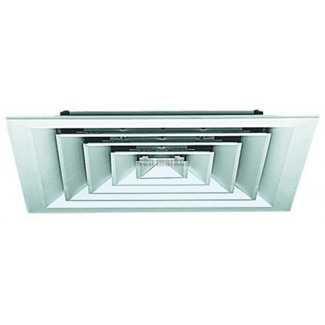 ALDES Cassette avec Filtre plissé W4 G3 classé feu M1 pour plenum RT et RE 225x225mm