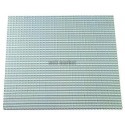 ALDES Grille de reprise dalle de plafond 600x600 blanche tôle perforée SC370