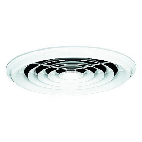 ALDES Diffuseur circulaire concentrique fixe en acier blanc SC 831 D355